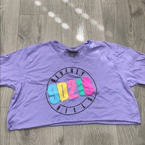 Cotton On 90210 Cropped T Shirt